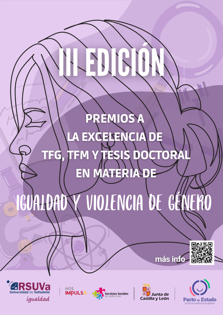 III Edición Premios a la excelencia de TFG, TFM y Tesis Doctoral en materia de Igualdad y Violencia de Género.
