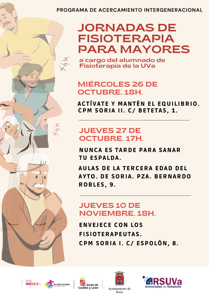 Cartel Jornadas de Fisioterapia para Mayores
