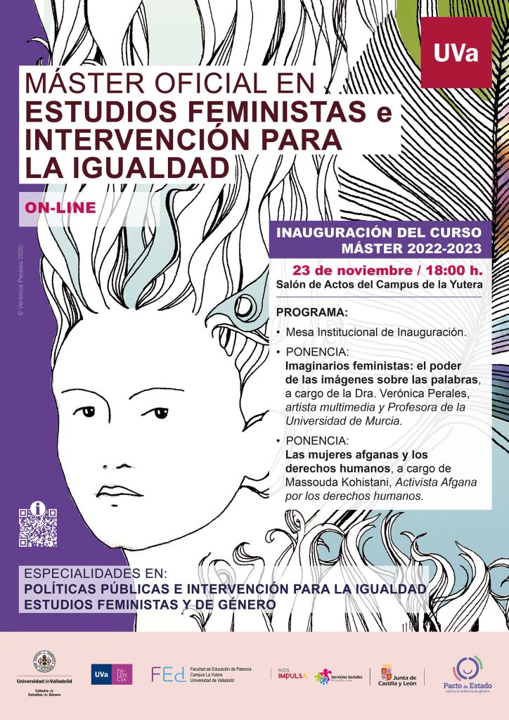 Cartel: máster oficial en Estudios Feministas e Intervención para la Igualdad