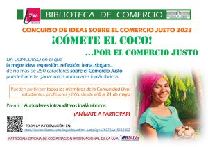 Cartel Concurso de Ideas Comercio Justo 2023