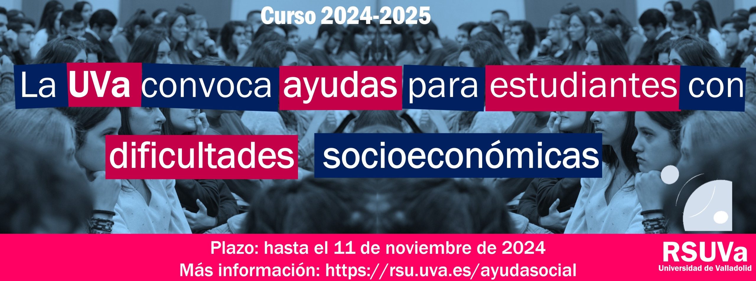 Convocatoria extraordinaria de ayudas para estudiantes de la UVa con dificultades socioeconómicas. Curso 2024-2025