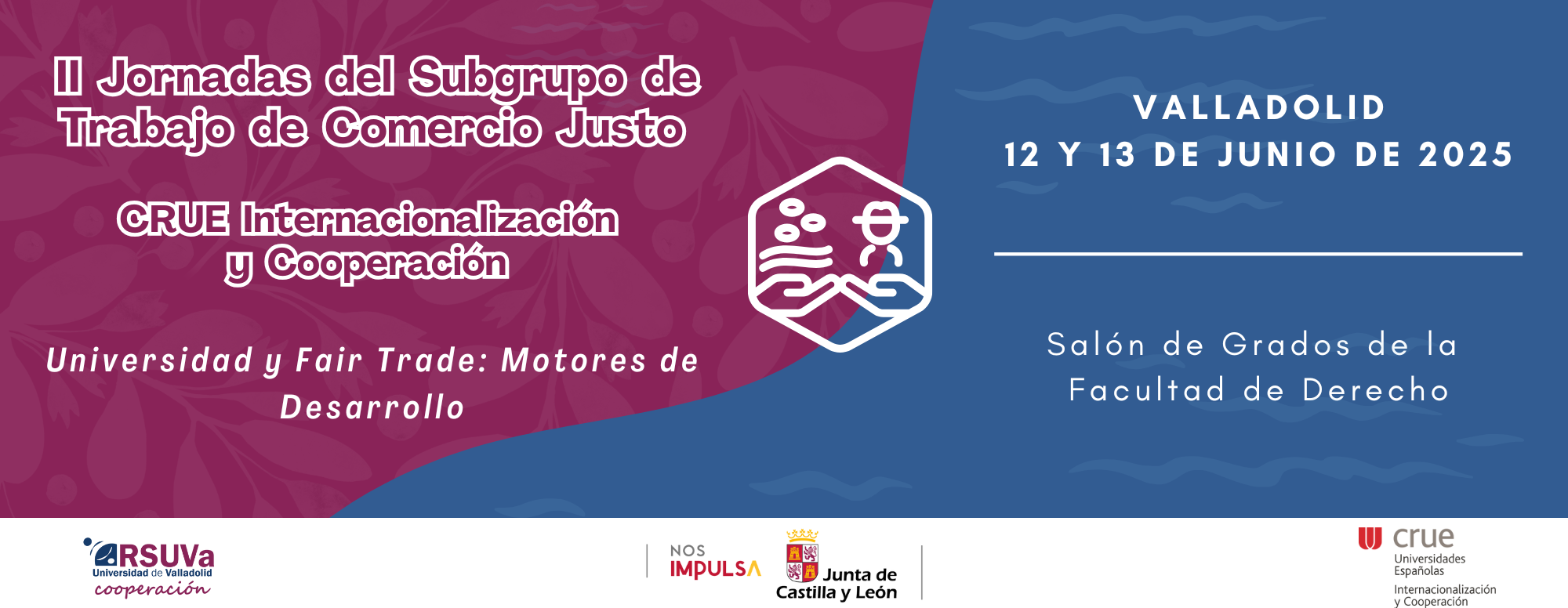 II Jornadas del Subgrupo de Trabajo de Comercio Justo: 12 y 13 de junio en el Salón de Grados de la Facultad de Derecho