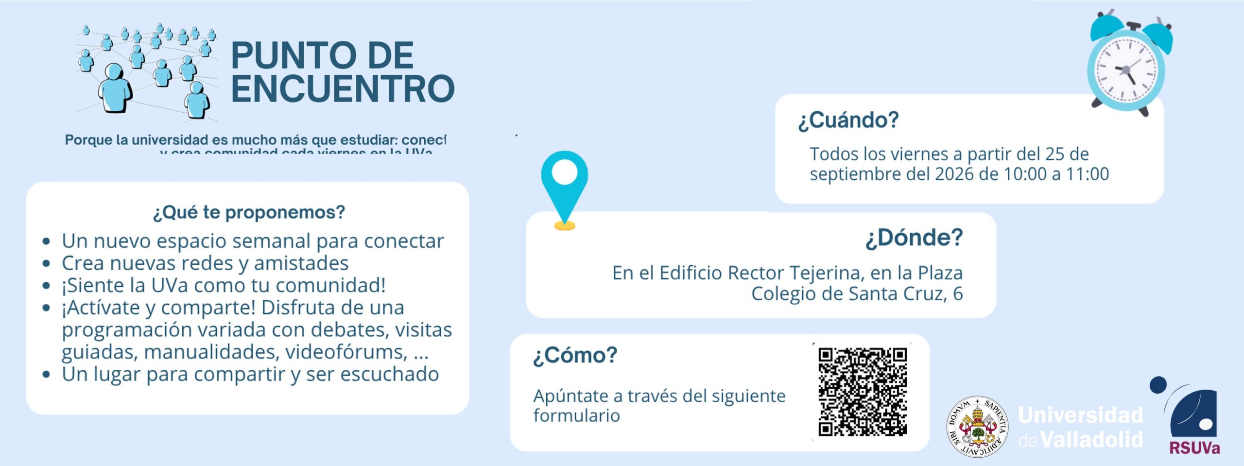 punto_encuentro cartel de difusión del punto de encuentro en la UVa